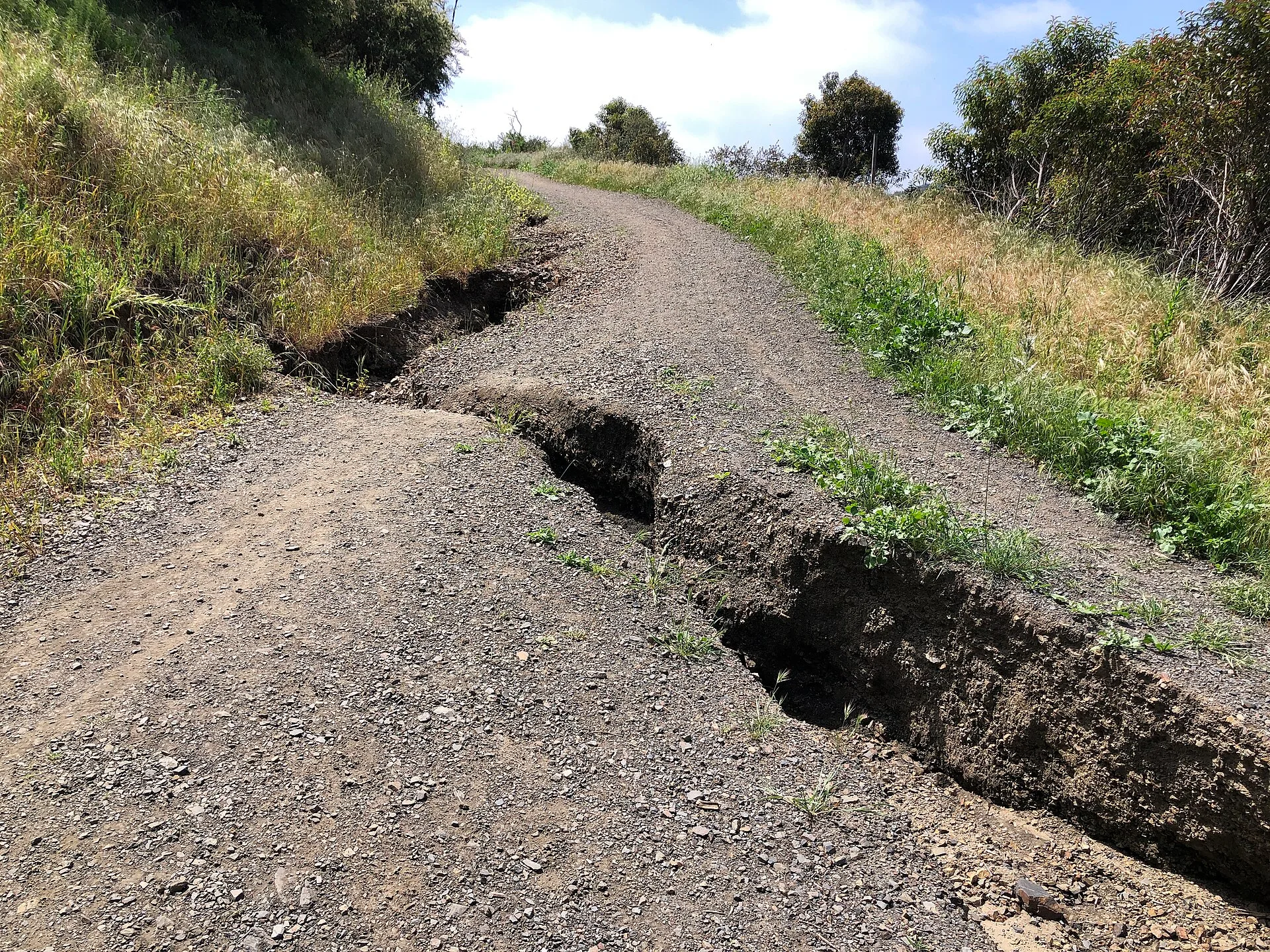 Spring 2024 rains cut a channel across Hollyhock Fire Road in Mandeville Canyon in Brentwood, Los Angeles. The startup budget for a water restoration business and the ways to finance it for first-year owners