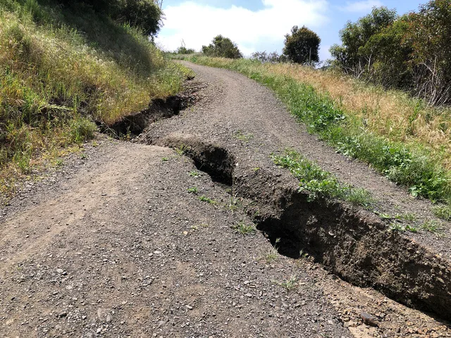 Spring 2024 rains cut a channel across Hollyhock Fire Road in Mandeville Canyon in Brentwood, Los Angeles. The startup budget for a water restoration business and the ways to finance it for first-year owners